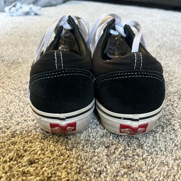 Men’s black Vans size 8.5 - Picture 3 of 5